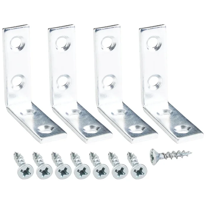 1-1/2 ” X 1-1/2 ” Corner Brace Finish: Zinc Plated