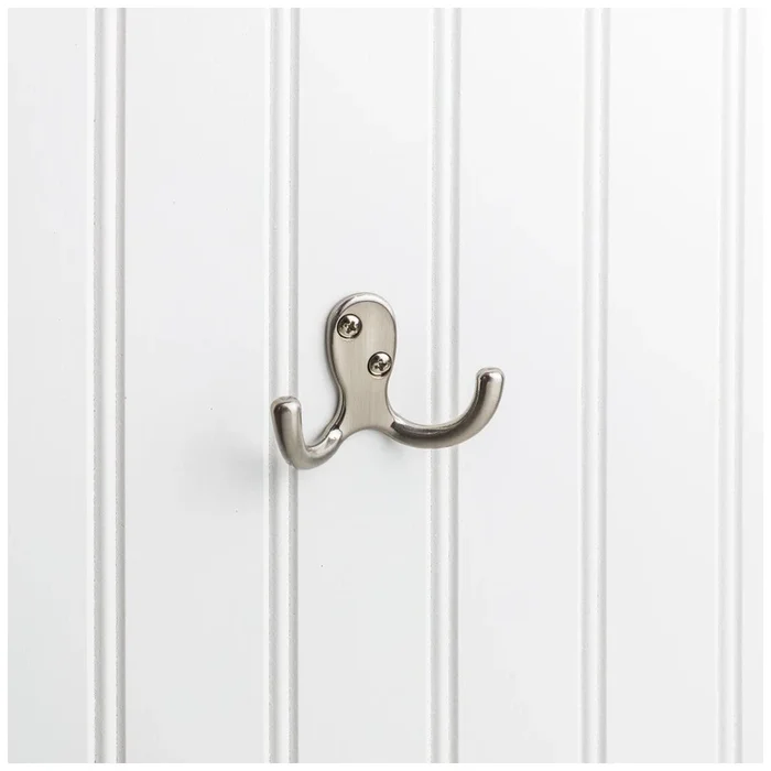 1-7/8 ” Sleek and Casual Double Prong Wall Mounted Hook