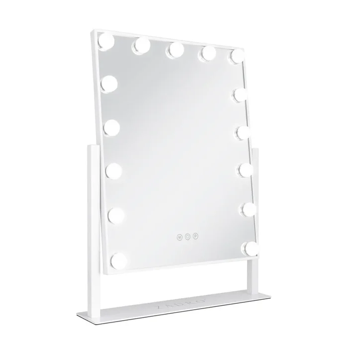 15 Led Light Bulb Vertical Hollywood Makeup Mirror – 18 ” X 21 “