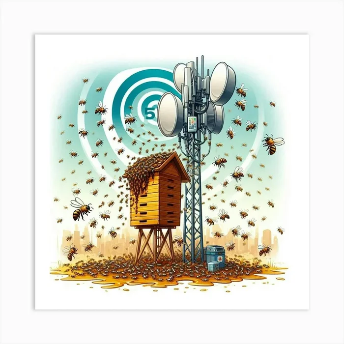 5 G Bees 3 Art PrintFM by Fransua Michelle
