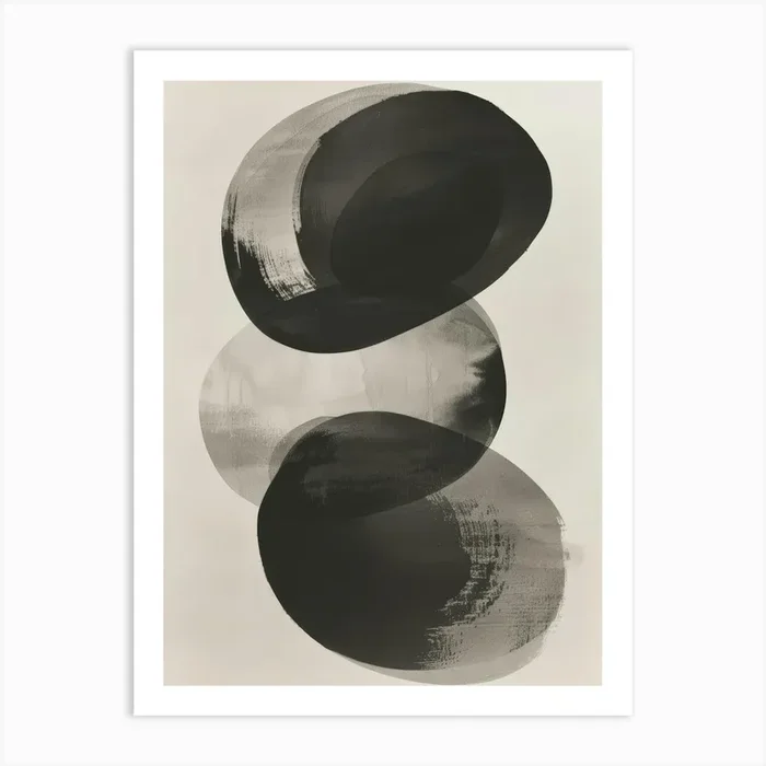 ‘Black And White’ 8 Art Print by Moving Clouds Art