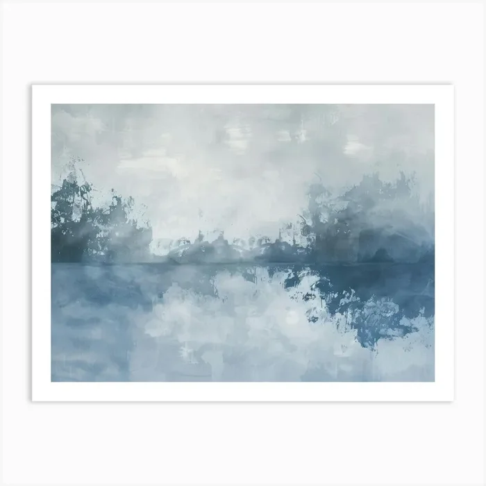 ‘Blue Sky’ 8 Art Print by Moving Clouds Art