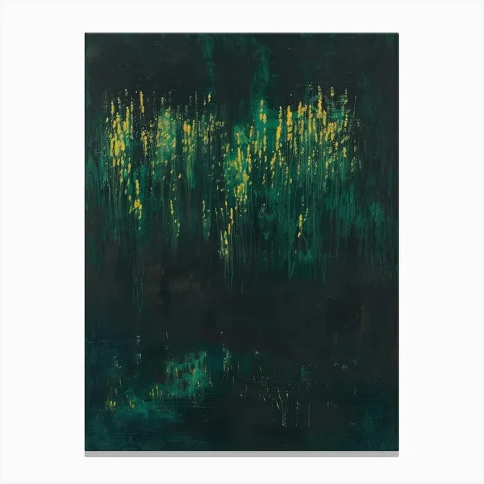 ‘Dark Forest’ 2 Canvas Print by Moving Clouds Art