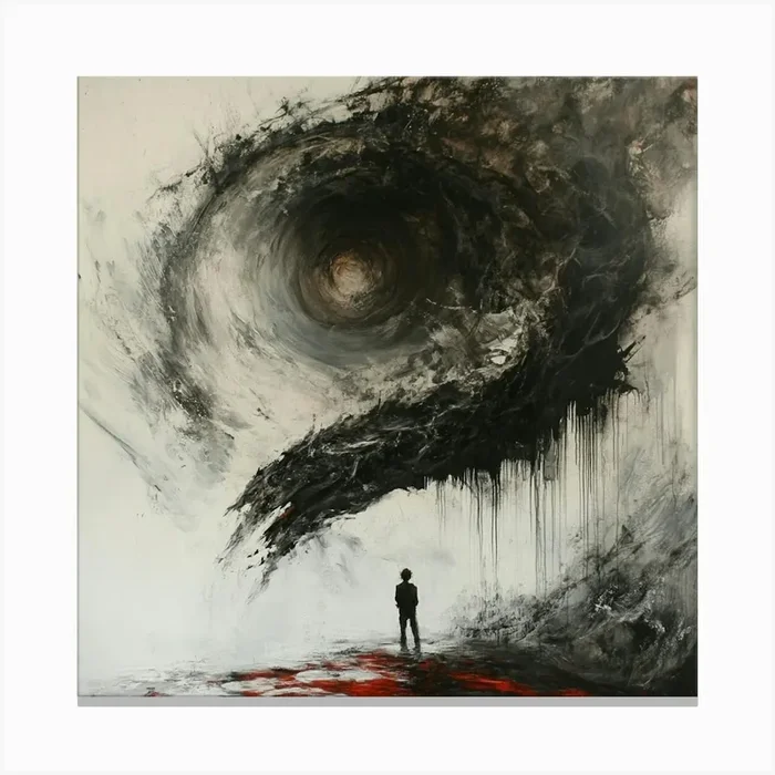 ‘Darkness’ 11 Canvas Print by ThatWorksMedia