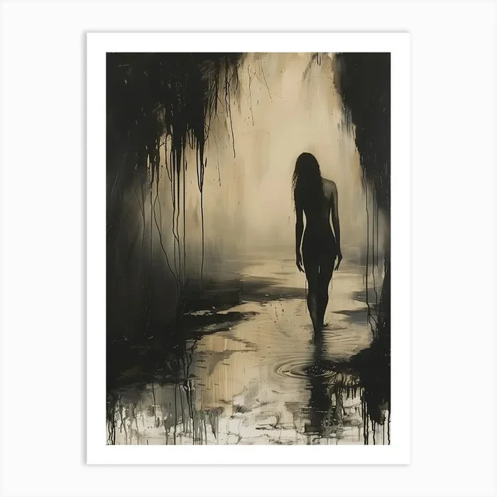 ‘Darkness’ Art Print by DamianLuna