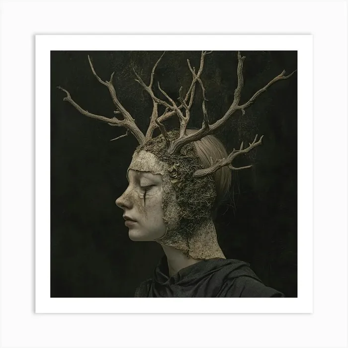 ‘Dead Woman’ Art Print by ThatWorksMedia