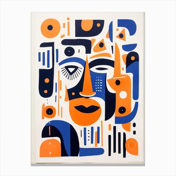 ‘Face’ Canvas Print by Moving Clouds Art