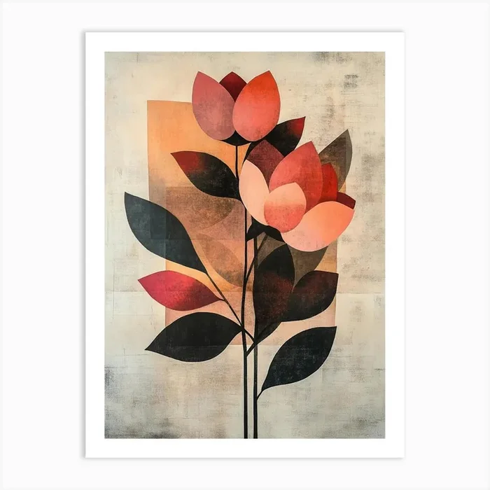 ‘Flora’ 3 Art PrintS by Shadesigns