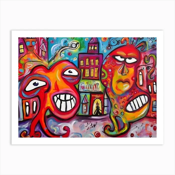 ‘Freaks’ Art Print by AdamC