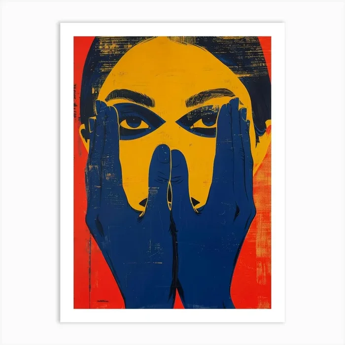 ‘Hands’ 1 Art Print by Moving Clouds Art