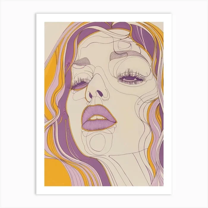 ‘Louise’ 2 Art Print by Moving Clouds Art