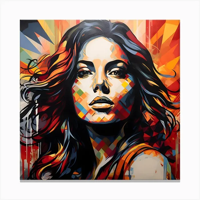 ‘Louise’ Canvas Print by DigitalDoodle