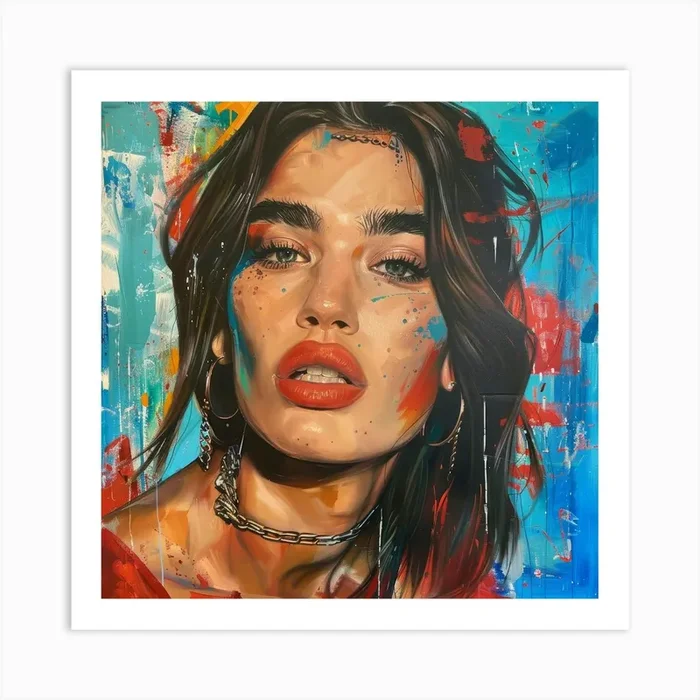 ‘Mia’ Art Print by Moving Clouds Art