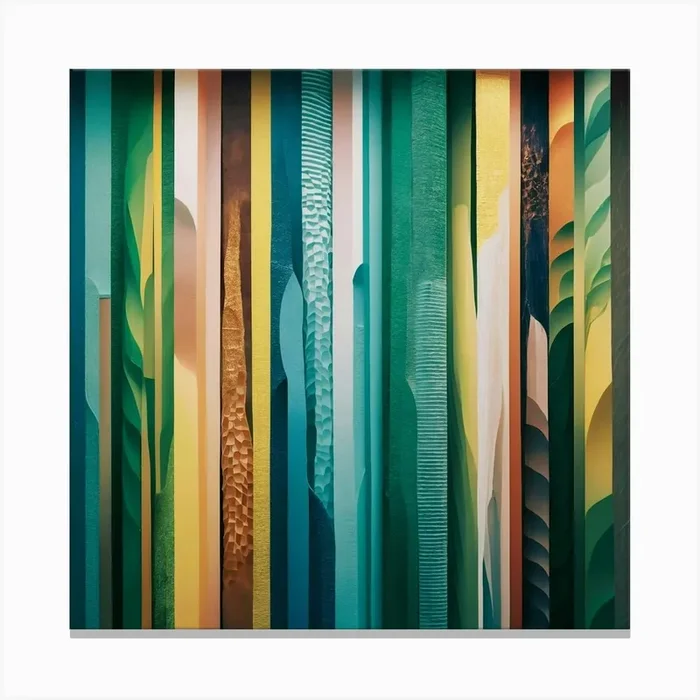‘Paper Art’ Canvas Print by The Wall of Memories
