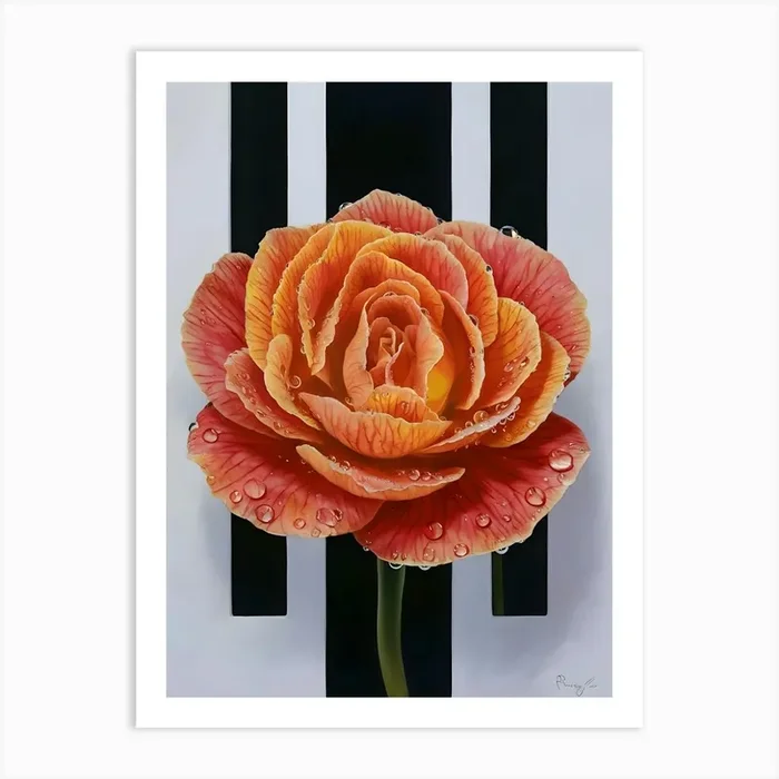 ‘Rose’ Art Print by Art shop