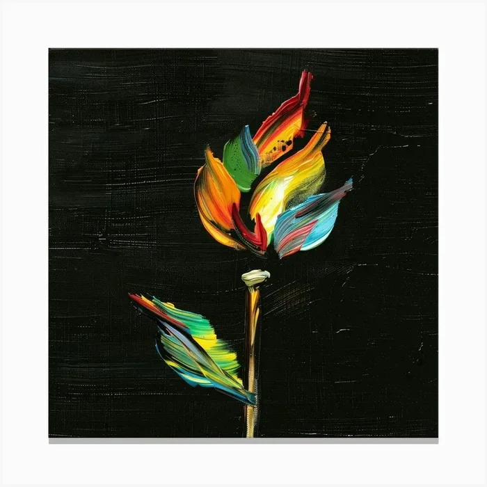 ‘Rose’ Canvas Print by Moving Clouds Art
