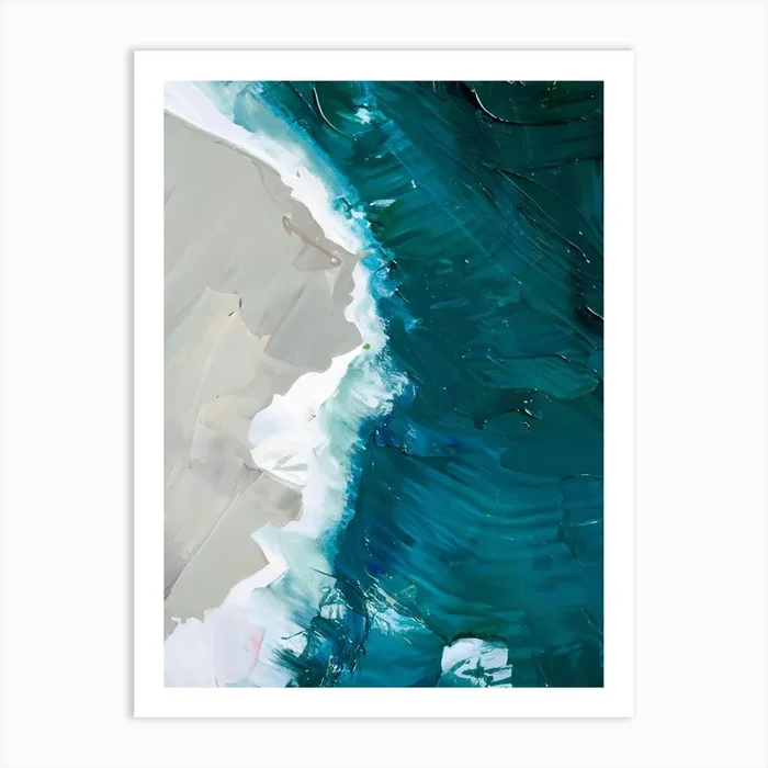 ‘Seascape’ Art Print by Lucent Art Shop