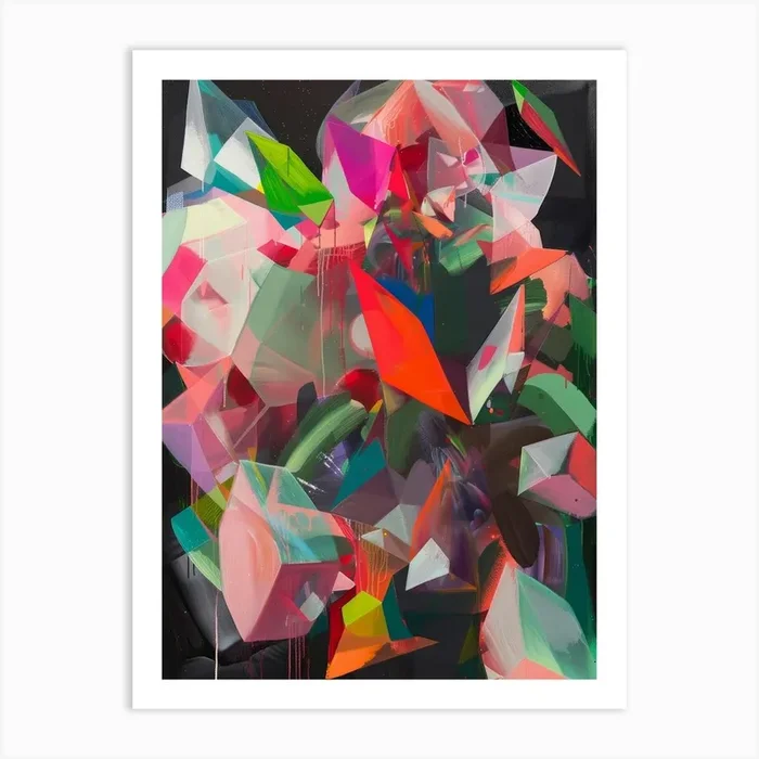 ‘Shapes’ 3 Art Print by Moving Clouds Art