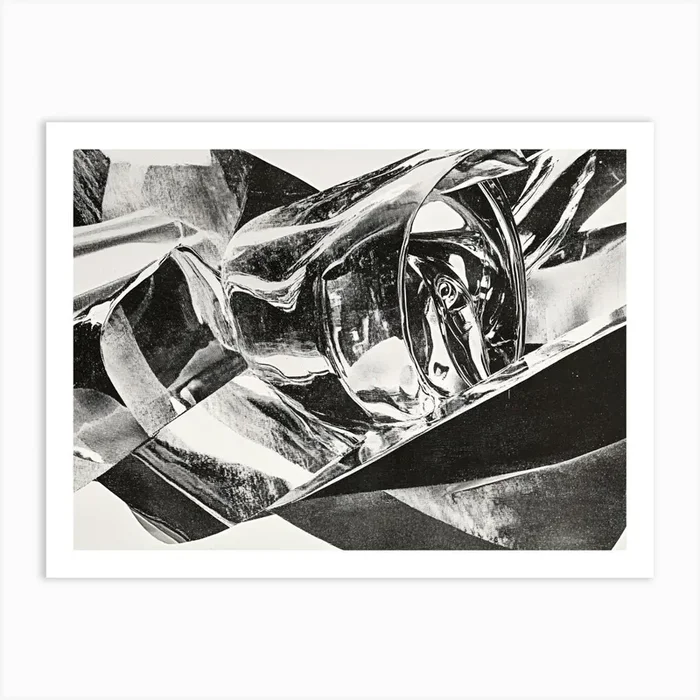‘Silver Sculpture’ Art Print by ThatWorksMedia