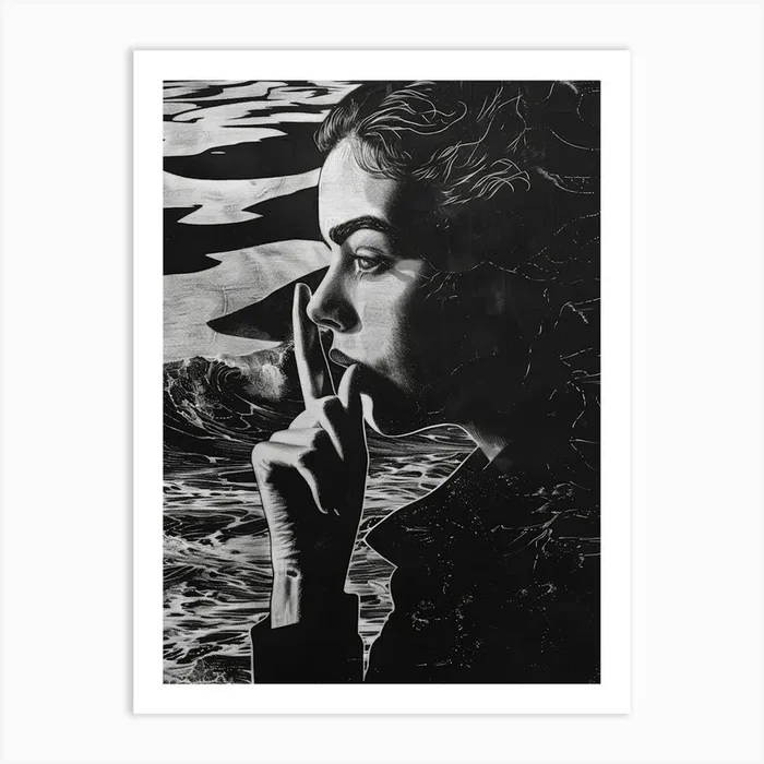 ‘Smoke’ 7 Art Print by Moving Clouds Art