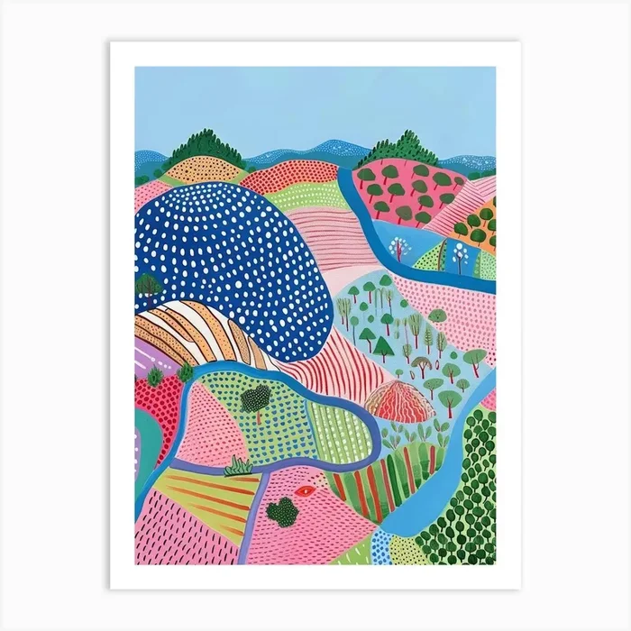 ‘Southern Landscape’ 2 Art Print by Moving Clouds Art