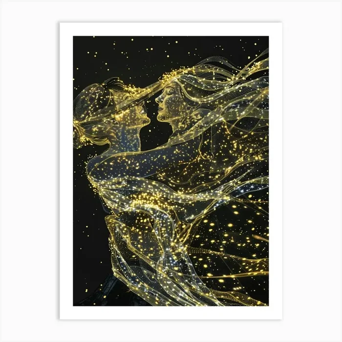 ‘Stars In The Sky’ 1 Art Print by Moving Clouds Art
