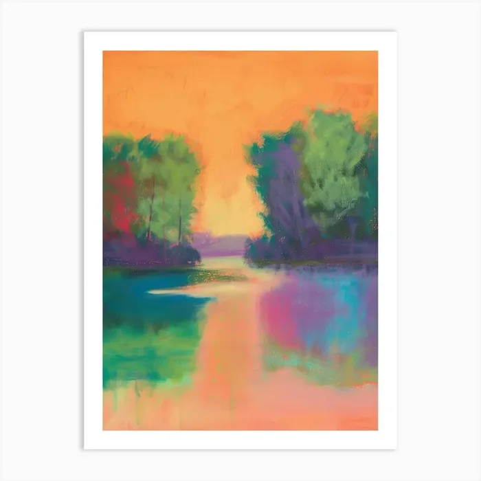 ‘Sunrise’ 48 Art Print by Moving Clouds Art