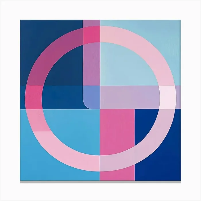 ‘The Circle’ Canvas Print by Olya Enina