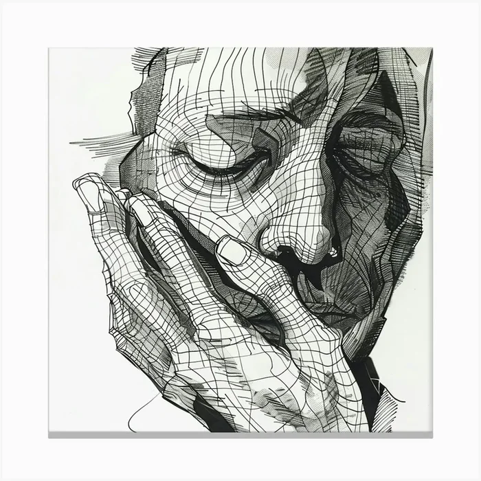 ‘The Face’ 2 Canvas Print by ThatWorksMedia