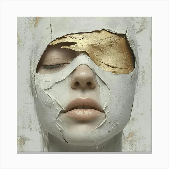 ‘The Face’ 5 Canvas Print by ThatWorksMedia
