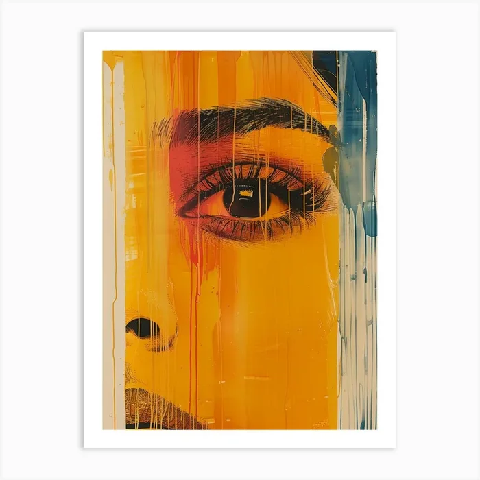 ‘The Face Of A Woman’ 3 Art Print by DamianLuna