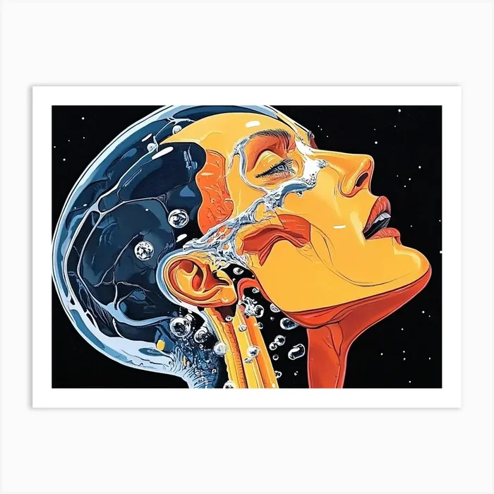 ‘The Face Of A Woman’ 6 Art Print by ThatWorksMedia