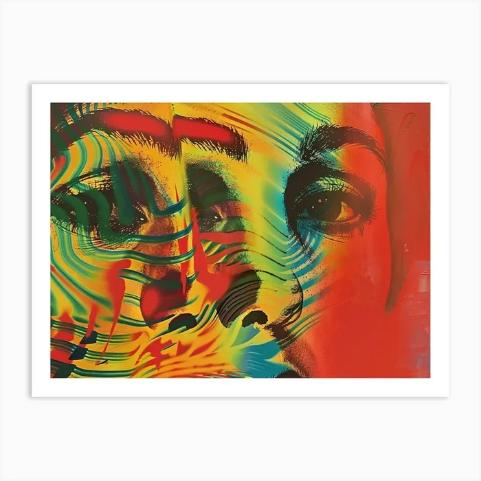 ‘The Face Of A Woman’ 7 Art Print by DamianLuna