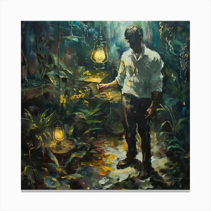‘The Gardener’ Canvas Print by ThatWorksMedia