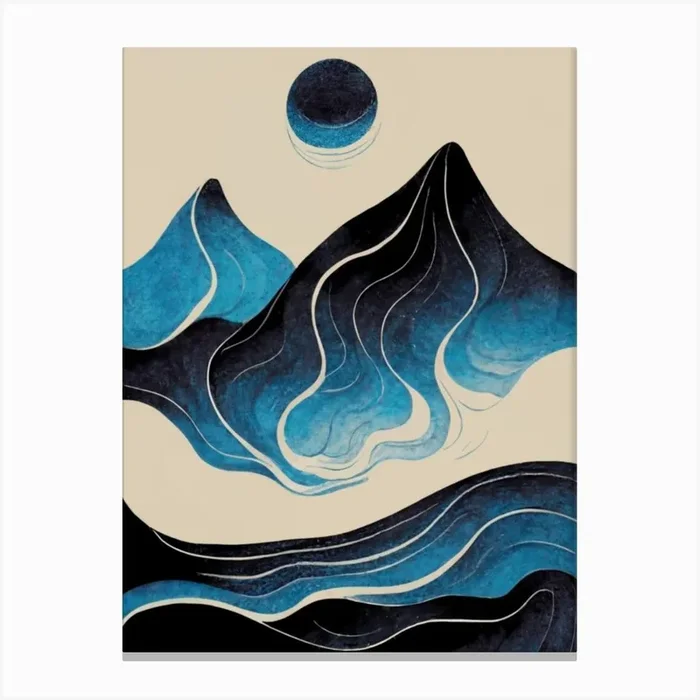 ‘The Mountains’ Canvas Print by Art shop