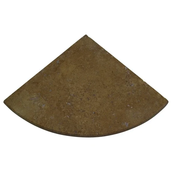 9×9 Noche Travertine Corner Shelf Honed Tile