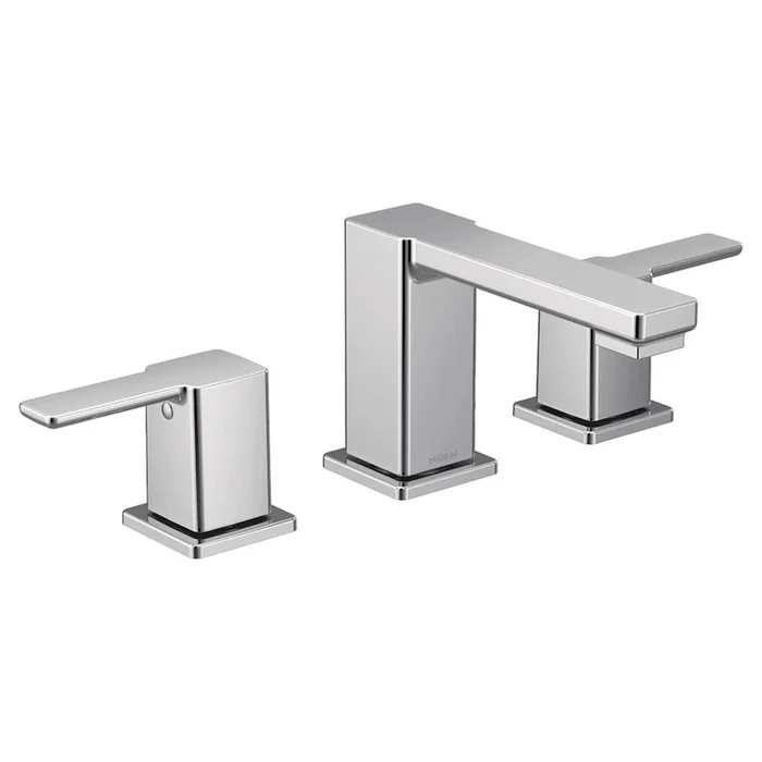 90 Degree Two-Handle Low Arc Bathroom Faucet