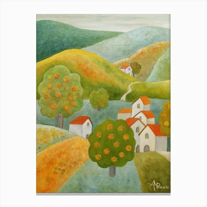 A Place To Stay Canvas Print by Angeles M Pomata