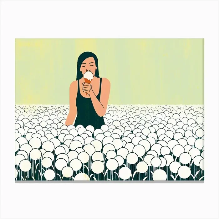 A Question Of Taste Canvas Print by Joey Guidone