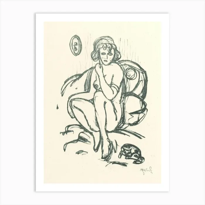 A Rest, Mikuláš Galanda Art Print by Fy! Classic Art Prints and Posters