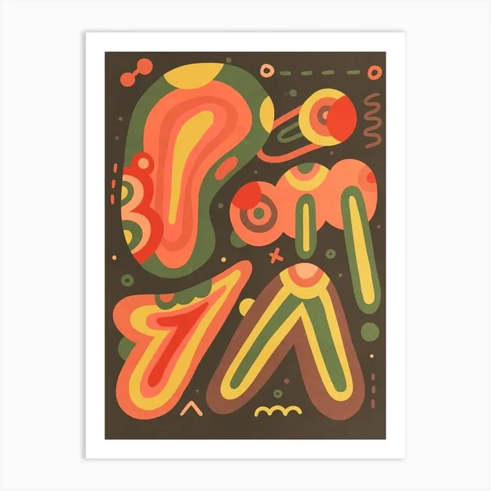 Abstract 1 Art Print by Katya Vakulenko