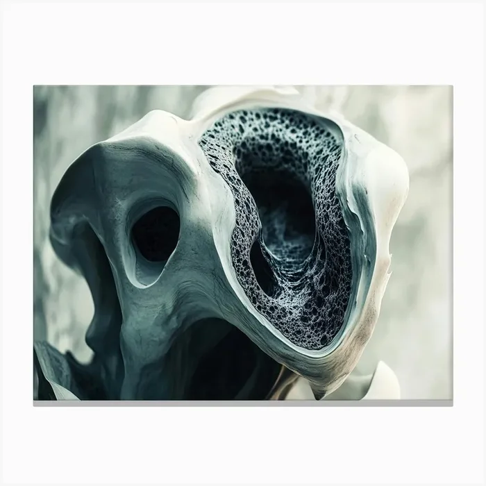 Abstract Alien Fungus Canvas Print by ThatWorksMedia