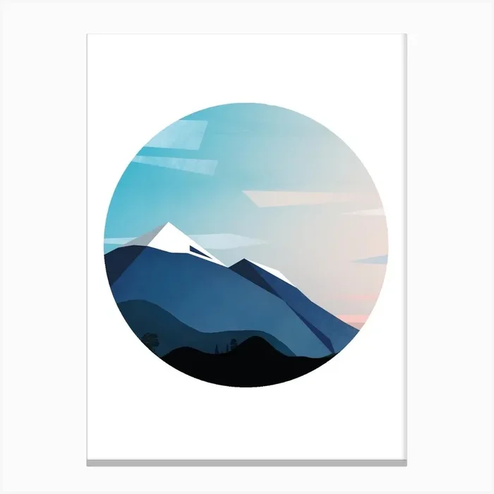 Abstract Alpine IV Canvas Print by Longview