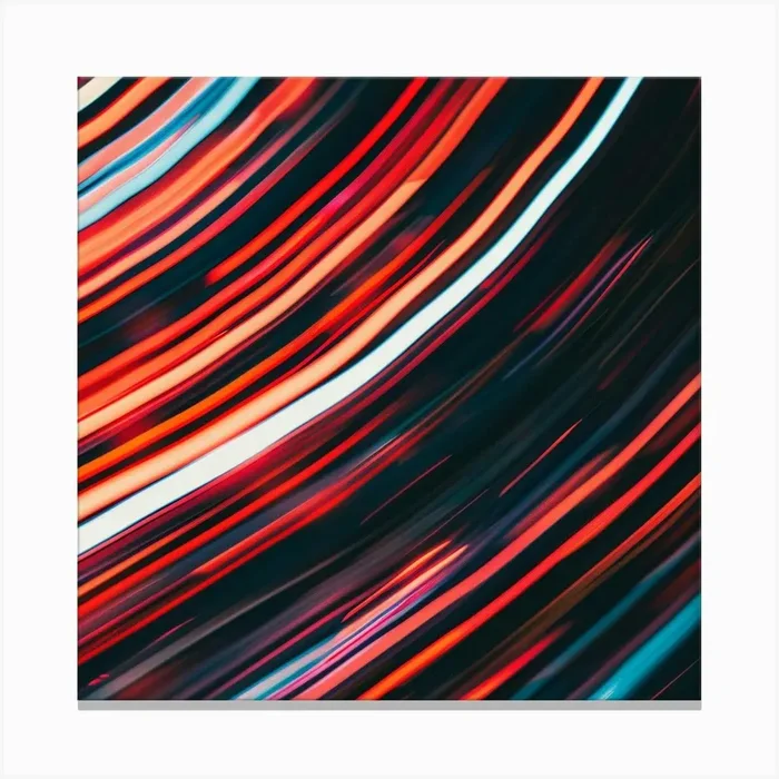 Abstract Blurred Lights Canvas Print by ThatWorksMedia