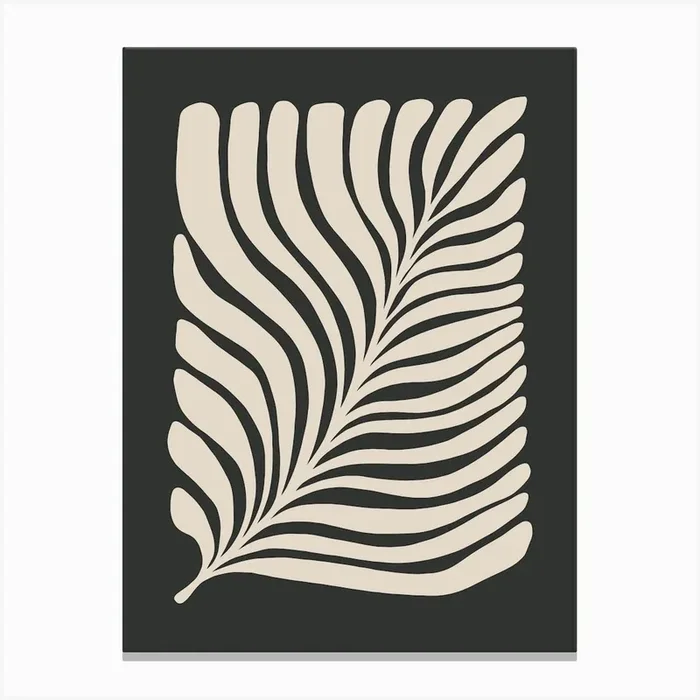 Abstract Botanical No 1536 Canvas Print by Firum Studio
