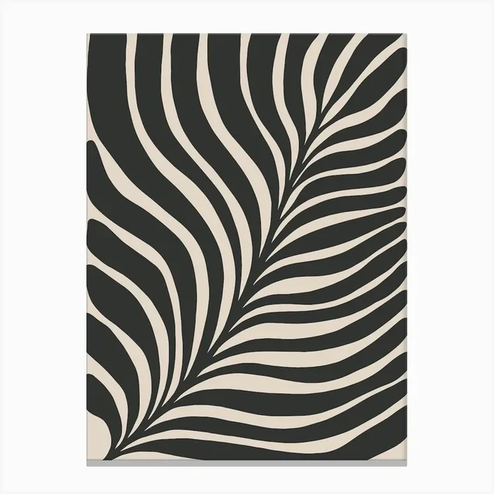 Abstract Botanical No 1743 Canvas Print by Firum Studio