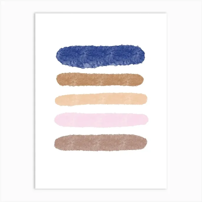 Abstract Elements 1 Art Print by Aivy Art Studio