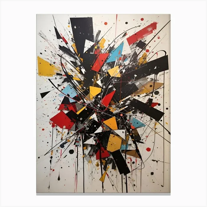 Abstract Expressionism-[Vol.03]-5/8 Canvas Print by Dezignat Store