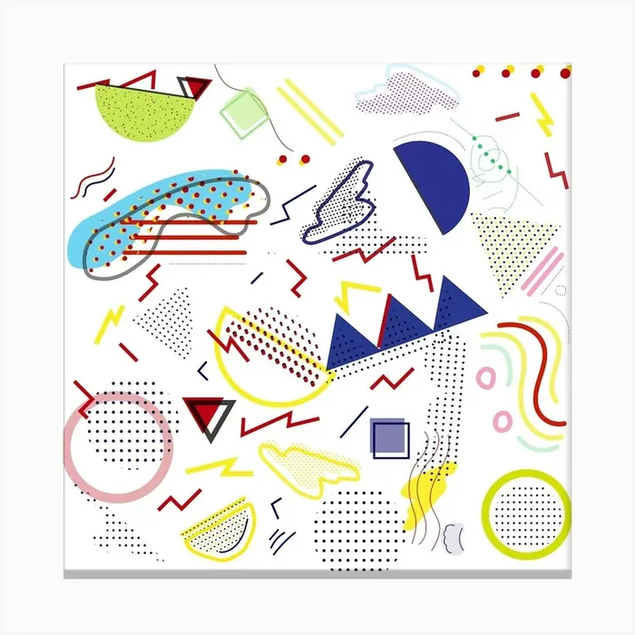 Abstract Geometric Art Canvas PrintAB by AD Brother Studio