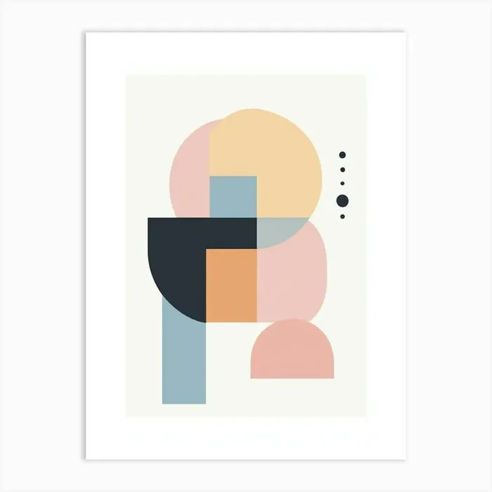Abstract Geometric Print 6 Art Print by IsmailKhan